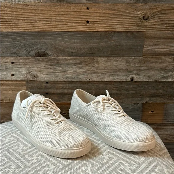 NWOB Nisolo Men's CasualEco-Knit Sneakers Size 11 Color Linen