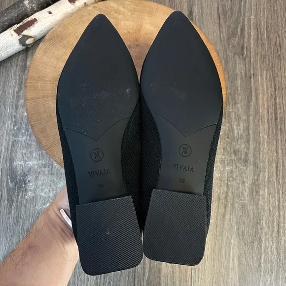*NWOB VIVAIA | Doreen Pointed-Toe Heeled Loafers Size 36/5.5-6