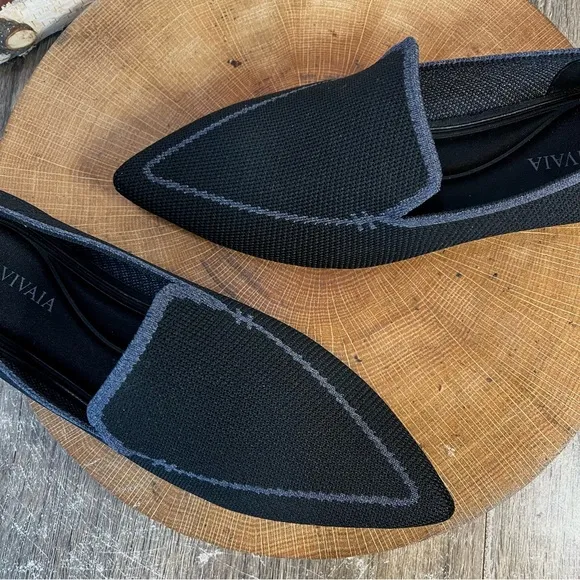 *NWOB VIVAIA | Doreen Pointed-Toe Heeled Loafers Size 36/5.5-6