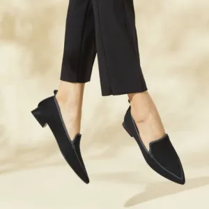 *NWOB VIVAIA | Doreen Pointed-Toe Heeled Loafers Size 36/5.5-6