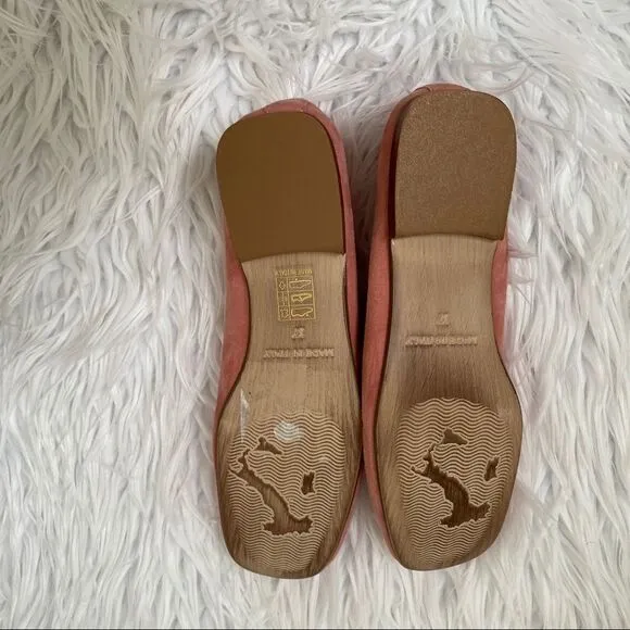 NWOB! Pettegola suede leather bow ballet flats 7