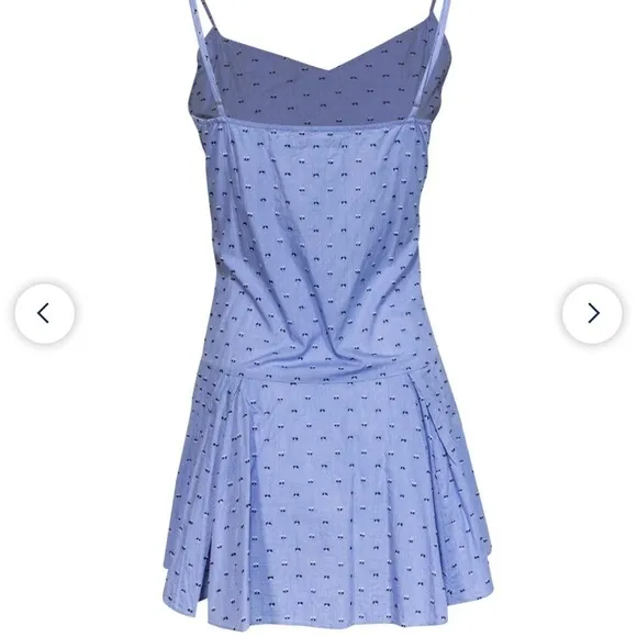 NWOT Derek Lam Crosby 10 Gingham Embroidered Dress