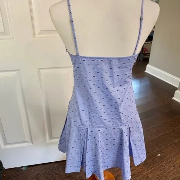 NWOT Derek Lam Crosby 10 Gingham Embroidered Dress