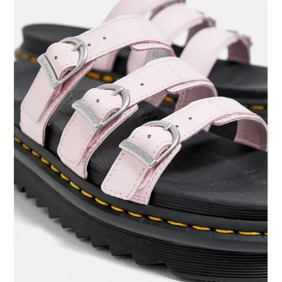 NWOT Dr. Martens Blaire Pink Slide Sandals