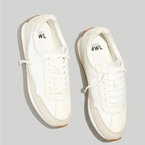 NWOT Madewell league sneakers washed nubuck leather