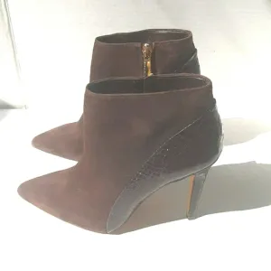 NWOT VINCE CAMUTO Kasi Leather &amp; Suede Ankle Boots