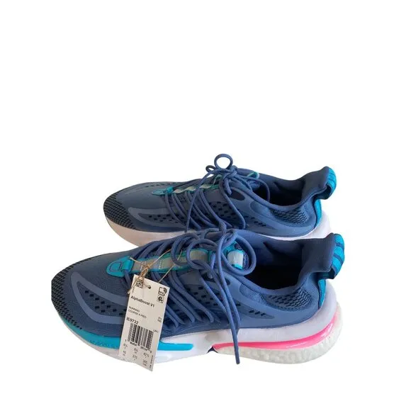 NWT Adidas AlphaBoost V1 Sneakers Women's 10 Crew Blue Lucid Pink