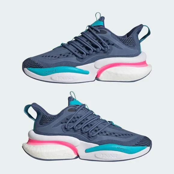 NWT Adidas AlphaBoost V1 Sneakers Women's 10 Crew Blue Lucid Pink