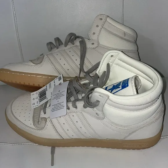 NWT adidas Originals Top Ten RB cream off white high top sneakers 12