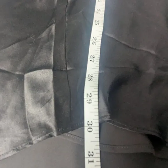 NWT BANANA REPUBLIC | Black Luxe Bias-Cut 100% Silk Midi Skirt Elegant | Size XS
