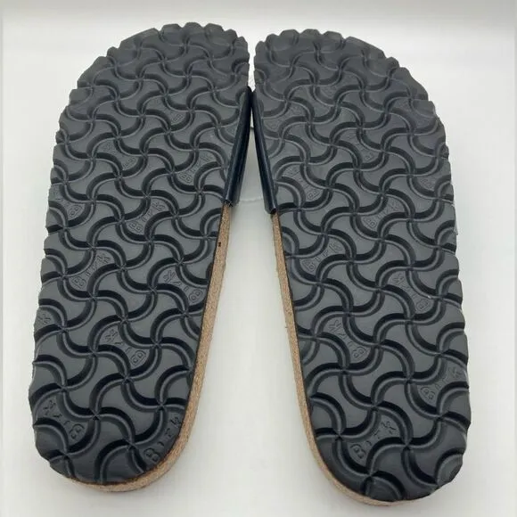 NWT Birkenstock Madrid Metallic Grey Buckle Sandals Size 38/245 Germany