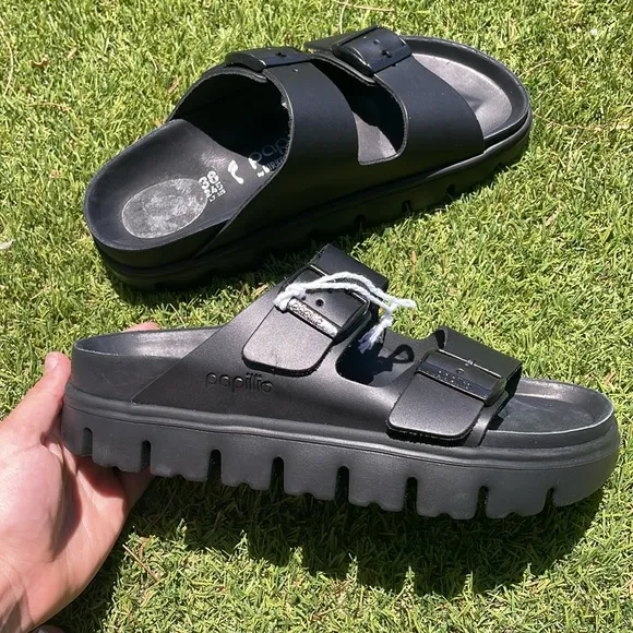 NWT BIRKENSTOCK Papillio Exquisite Chunky Sandals!