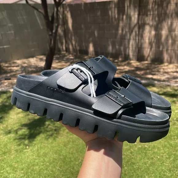 NWT BIRKENSTOCK Papillio Exquisite Chunky Sandals!