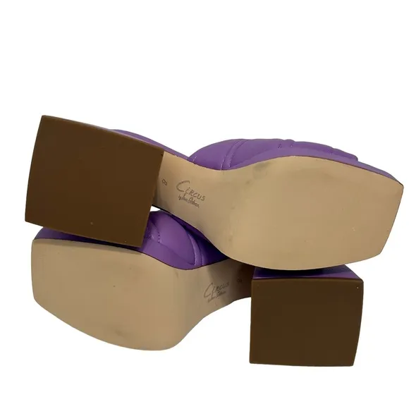 NWT Circus NY by Sam Edelman Marlie Platform Slides S 8 Lilac