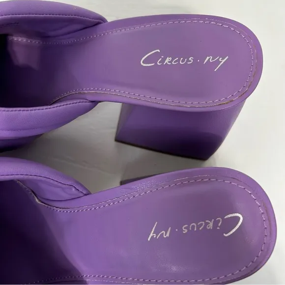 NWT Circus NY by Sam Edelman Marlie Platform Slides S 8 Lilac