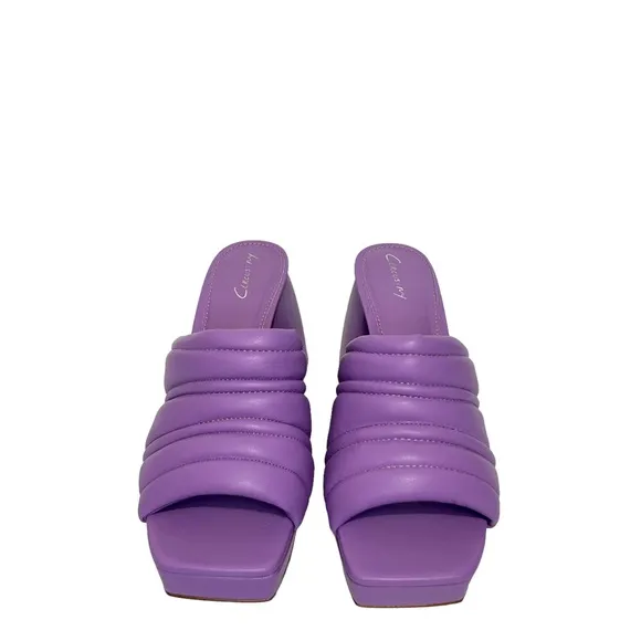NWT Circus NY by Sam Edelman Marlie Platform Slides S 8 Lilac