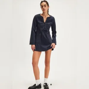NWT Free People Bradley Faux Suede Mini Dress