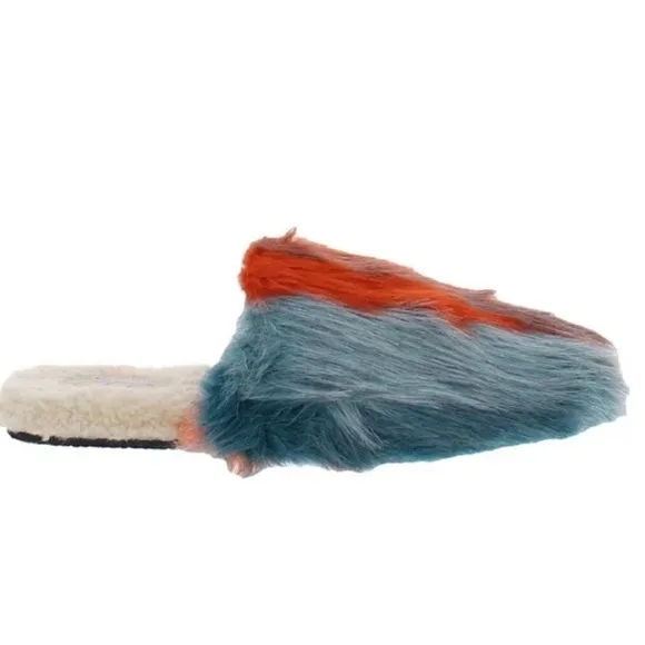 NWT Free People Daylights Faux Fur Slipper Slides
