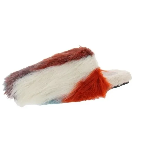 NWT Free People Daylights Faux Fur Slipper Slides