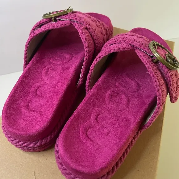 NWT Free People MOU Fruit Punch Slide Sandals Size 37