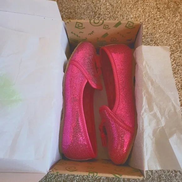 ♥️NWT♥️ L'AMOUR GIRLS FUSHIA DRESS FLATS