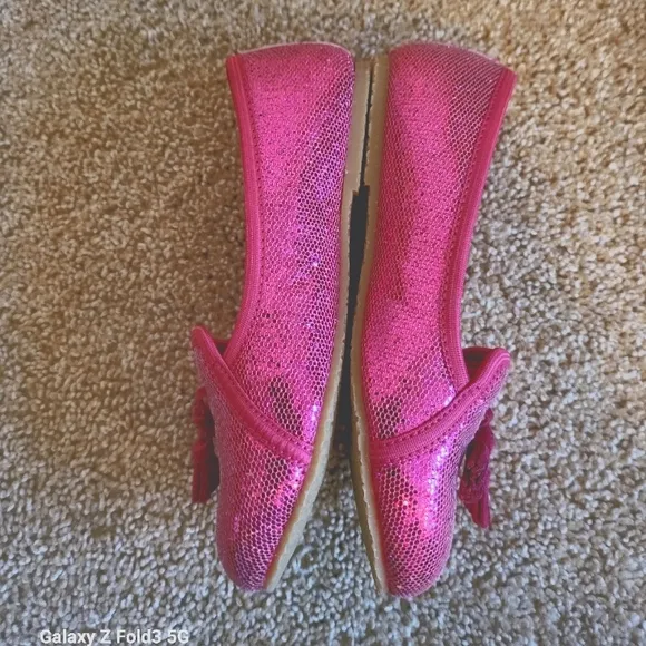 ♥️NWT♥️ L'AMOUR GIRLS FUSHIA DRESS FLATS