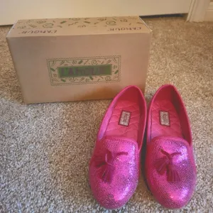 ♥️NWT♥️ L'AMOUR GIRLS FUSHIA DRESS FLATS