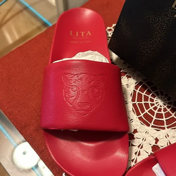 NWT Luxury slides. These have arch support and so comfy. Lita by Ciara. Italian