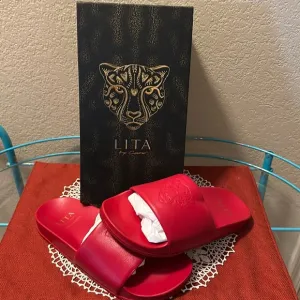 NWT Luxury slides. These have arch support and so comfy. Lita by Ciara. Italian
