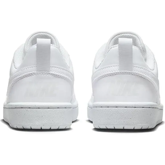 NWT Nike Unisex Big Kid Court Borough Low Recraft Shoes Sneaker,White-Size 5