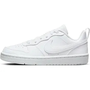 NWT Nike Unisex Big Kid Court Borough Low Recraft Shoes Sneaker,White-Size 5