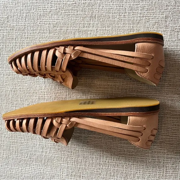 NWT Nisolo Women's Huarache Sandal Natural Vachetta - 6.5