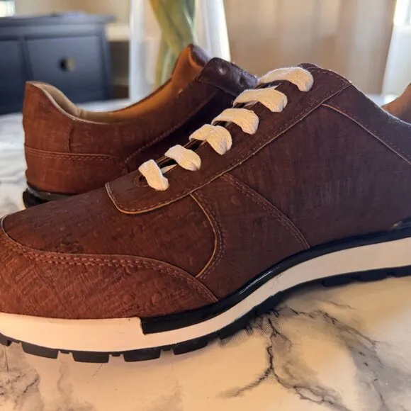 NWT Ostrich Cork Leather Footwear