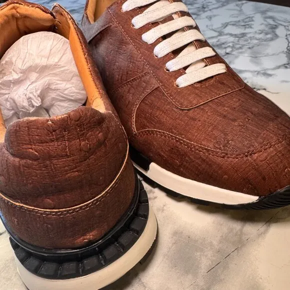 NWT Ostrich Cork Leather Footwear