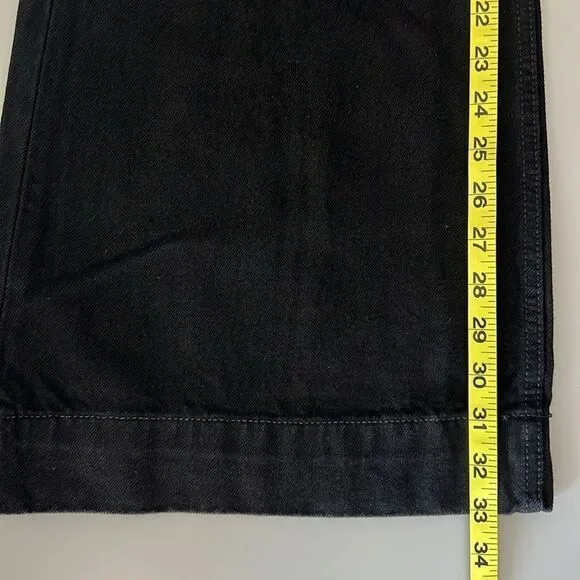 NWT Re/Done 70s Low Rise Bell Bottom Jean In BlackSize 29