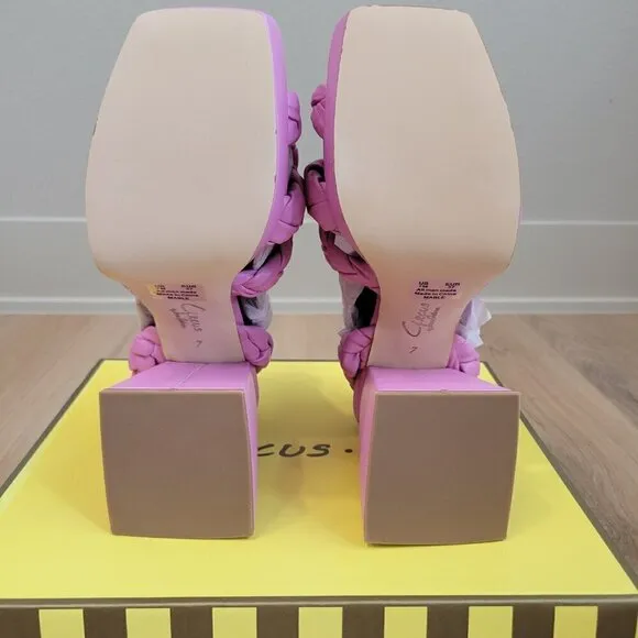 NWT Sam Edelman Circus NY Mable Ankle Strap Sandal Chunky Platform Block