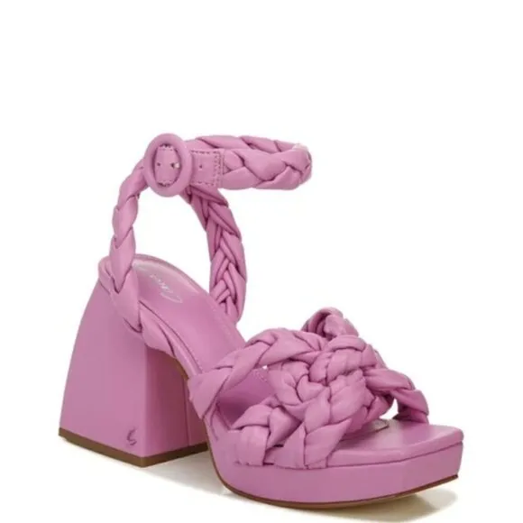 NWT Sam Edelman Circus NY Mable Ankle Strap Sandal Chunky Platform Block