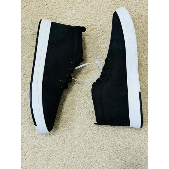 NWT Timberland Men’s Davis Square Chukka Sneakers Shoe Black Nubuck Size 12