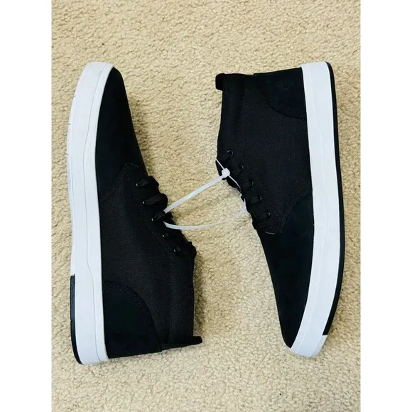 NWT Timberland Men’s Davis Square Chukka Sneakers Shoe Black Nubuck Size 12