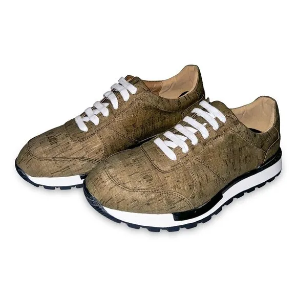 NWT Unisex Ostrich Cork Leather Footwear