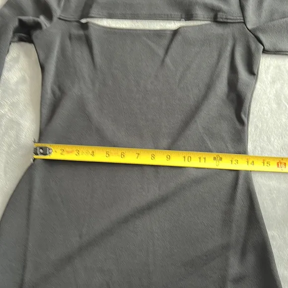 🎯NWT Who What Wear Jasmine Cutout Midi Dress Onyx Size Medium