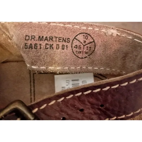 NWT Y2K Dr. Martens &quot;Docs&quot; Mens Leather Fisherman Chunky Sandals US Sz. 11