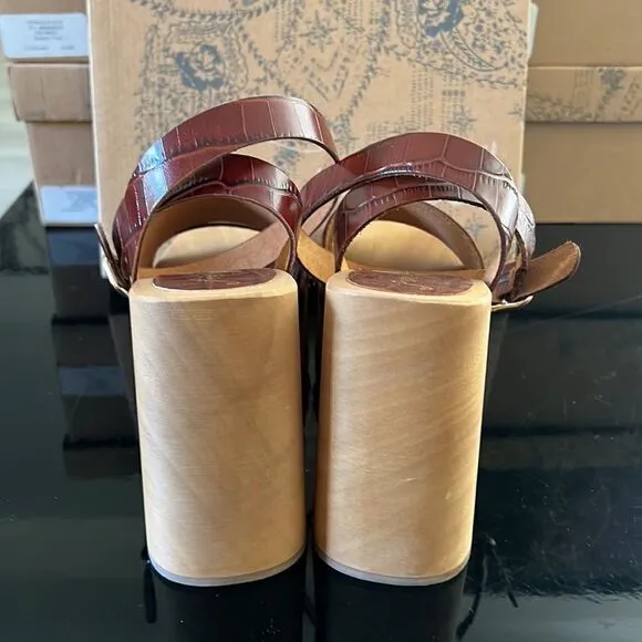 NWT Free People Mallory leather clog sandals 9