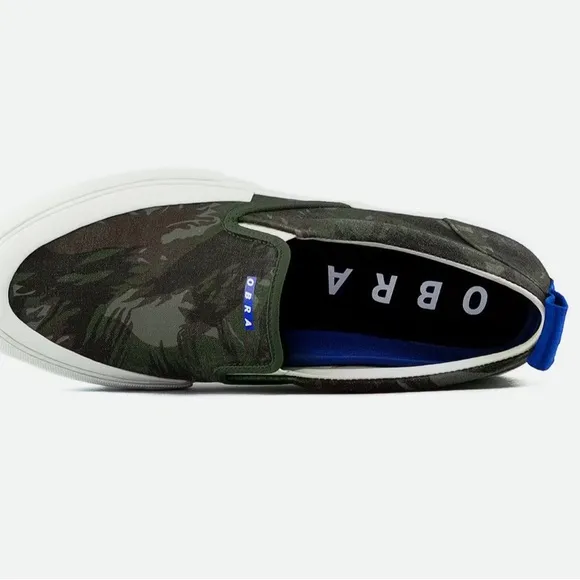 Obra 240 Canvas Slip On Wrap Toe Sneaker