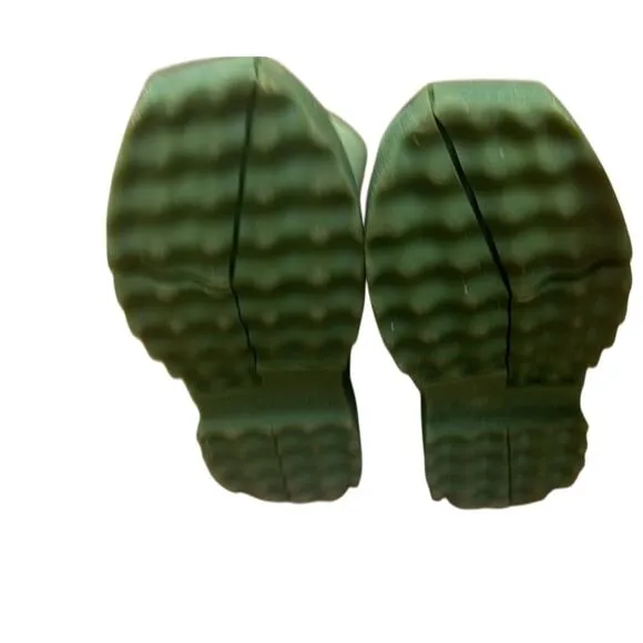 Off-White &quot;For Rainy Days&quot; Green Rain Boot
