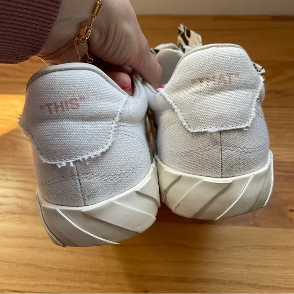 OFF-WHITE Vulc Eco 'White Pink' Sneakers