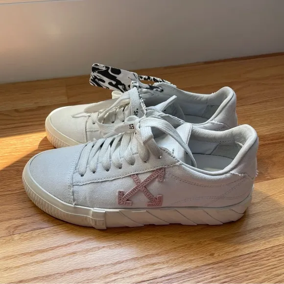 OFF-WHITE Vulc Eco 'White Pink' Sneakers