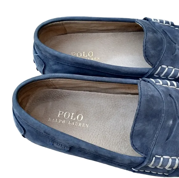 💥Offers Welcome💥Polo Ralph Lauren Wessell Penny Grey Loafers