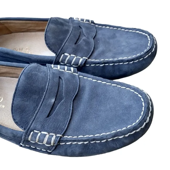 💥Offers Welcome💥Polo Ralph Lauren Wessell Penny Grey Loafers