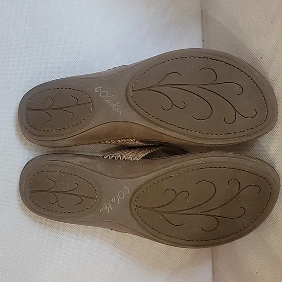 OLUKAI BROWN LEATHER‎ SANDALS (sz 8)